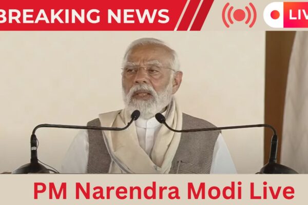 PM Narendra Modi Live