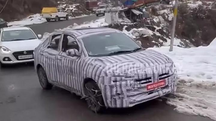 Maruti Suzuki Dzire 2024 Spied With Sunroof - 2