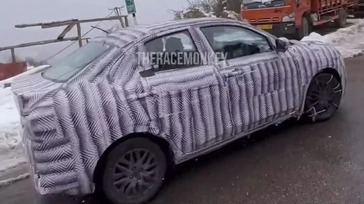 Maruti Suzuki Dzire 2024 Spied With Sunroof - 3