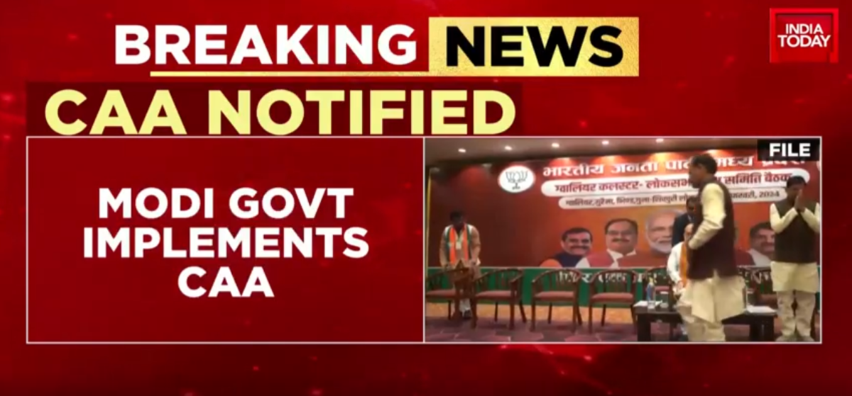 Central Government Implements CAA